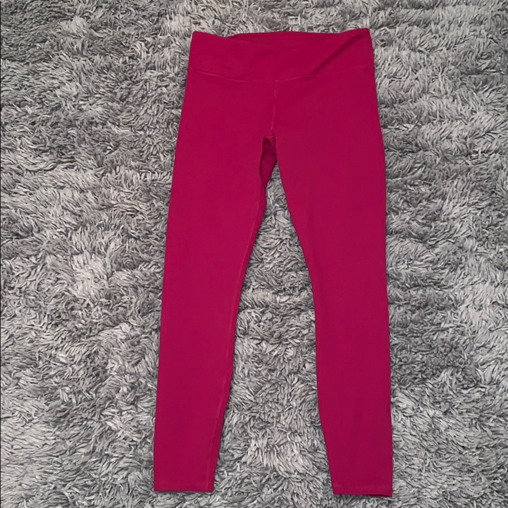 Fabletics cranberry leggings